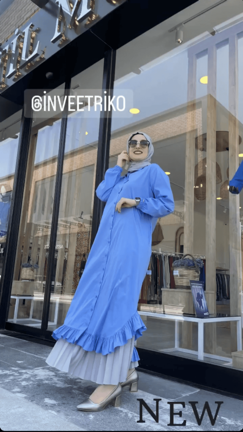 İnvee Elbise (MAVİ)